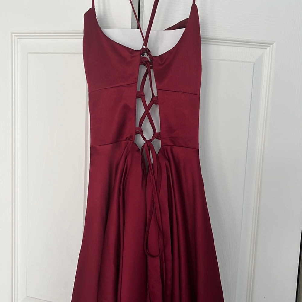 Windsor short satin dress